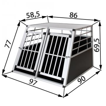 Cage de transport chien - caisse de transport chien - caisse chien