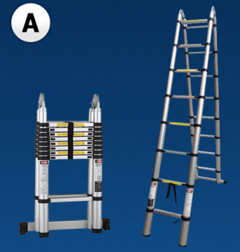 Echelle telescopique aluminium 5m