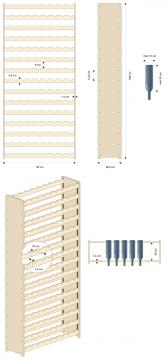 Range bouteille - casier a bouteille - casier a vin - rangement bouteille-135-1