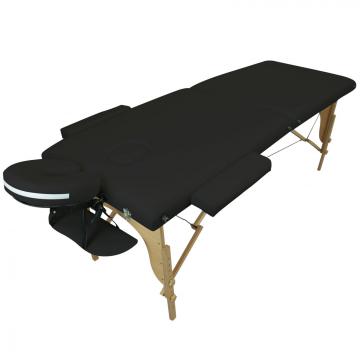 Table de massage BOIS 2 zones pliante