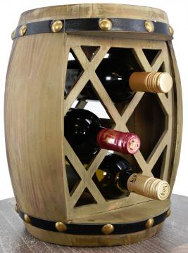 Casier bouteilles fait main / Petit tonneau