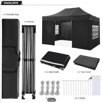 Pavillon pliant - Barnum pliant - Chapiteau - 8