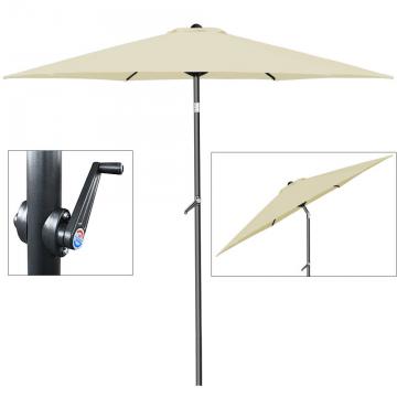 Parasol bois 3m - parasol pas cher - soldes parasol