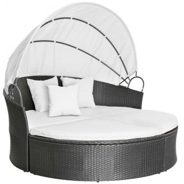Lit rond de jardin - lit de jardin - lit exterieur