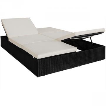 Transat jardin - Chaise longue jardin  - 193x116cm