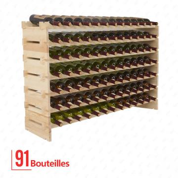 Range bouteille - casier a bouteille - 91 bouteilles