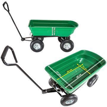 Chariot de jardin - chariot de jardin 4 roues - remorque jardin