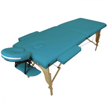 Table de massage BOIS 2 zones pliante