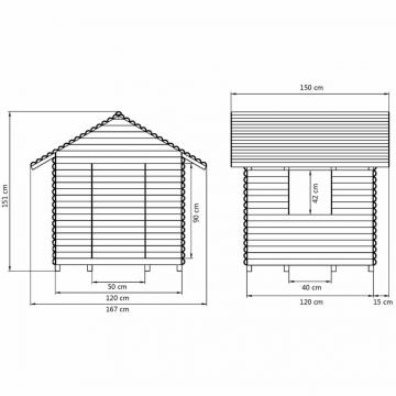 cabane de jardin enfants - maisonnette enfants