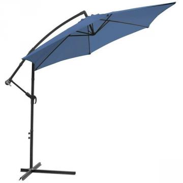 Parasol déporté - parasol deporte inclinable - parasol déporté solde-Bleu3