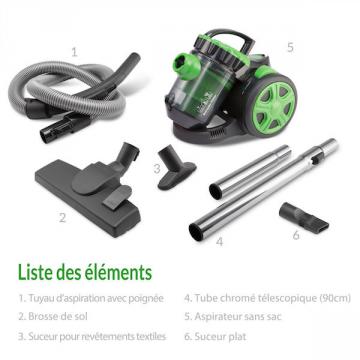 Aspirateur traineau sans hotsell sac pas cher