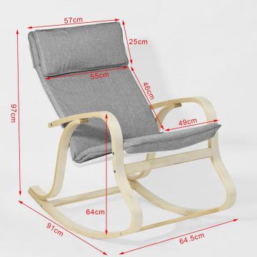 Rocking-chair - fauteuil beige