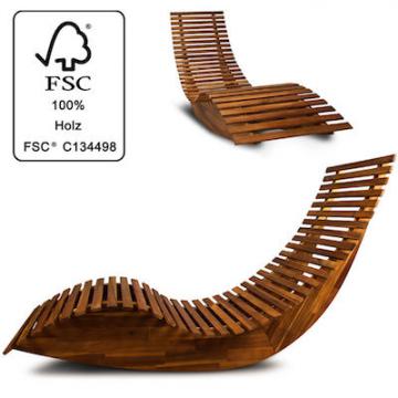 Transat bois - chaise longue bois - transat en bois