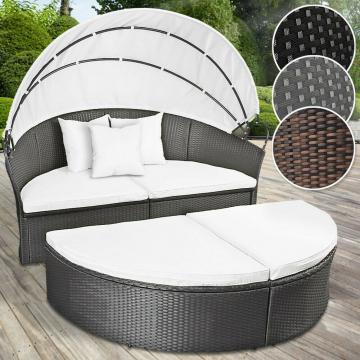 Lit rond de jardin - lit de jardin - lit exterieur