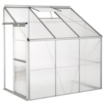 Serre de jardin polycarbonate adossée