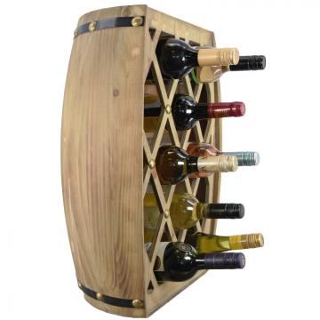 Casier bouteilles fait main / Grand demi-tonneau