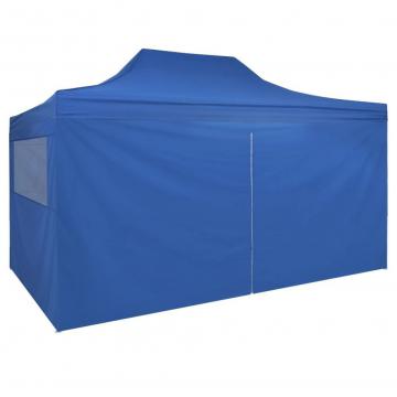 Barnum pliant - 3x4,5m / Fermeture totale bleue