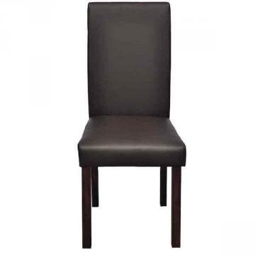 chaise coloniale - chaise salon - chaise cuir-1