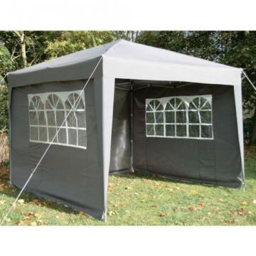 Barnum pliant 3x3 - 4 cotes / Gris
