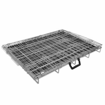 Cage en métal pliable - L, 95 x 56 x 64 cm