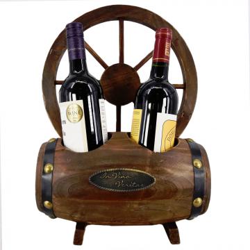 Casier bouteilles fait main / Roue porte bouteille