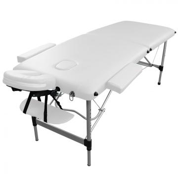 Table de massage Alu - 2 zones pliante - Différents coloris