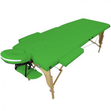 Table de massage BOIS 2 zones pliante