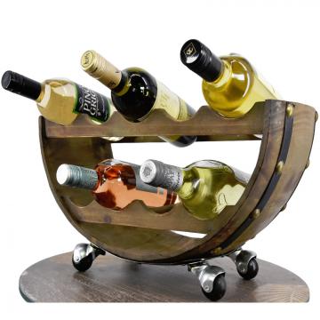 Casier bouteilles fait main / Bouteille chariot