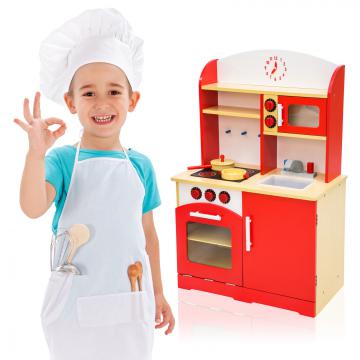 Cuisine en bois pour des enfants - www.abc-prix.com