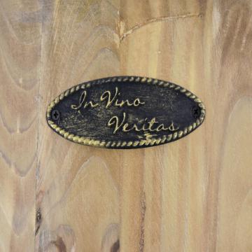 Casier bouteilles fait main / 12 barils de bouteilles