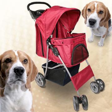 Poussette pour chien - remorque chien - caddie chien