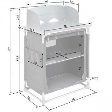 Cuisine camping - 76cm