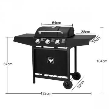 Barbecue gaz 3 bruleurs - solde barbecue gaz - barbecue gaz solde - barbecue encastrable gaz