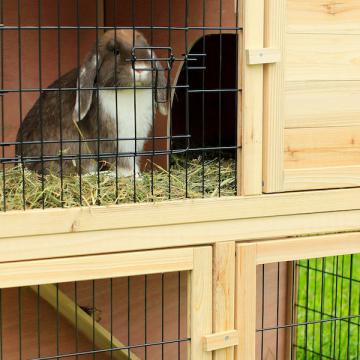 Enclos Lapin Parc ouvert Cage à lapin Clapier