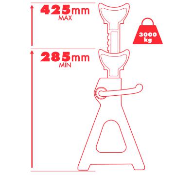 cric hydraulique - chandelle voiture - leve voiture