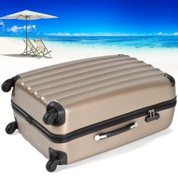 Valise rigide x3 / Marron clair