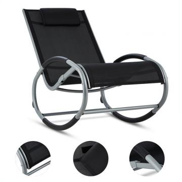 Rocking Chair Blumfeldt noir