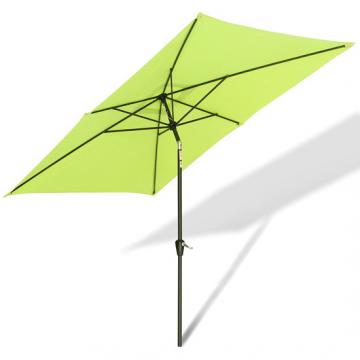 Parasol parapluie 3 x 2 m - Coul. au choix / Jaune