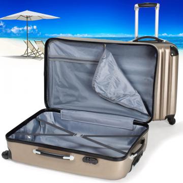 Valise rigide x3 / Marron clair