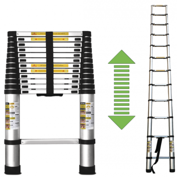 echelle telescopique - echelle alu - echelle pliante