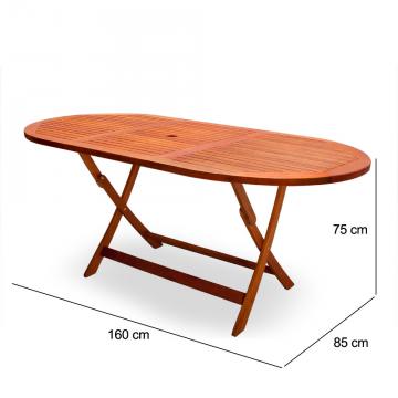 Table pliante camping - table de camping pliante - Table bois massif
