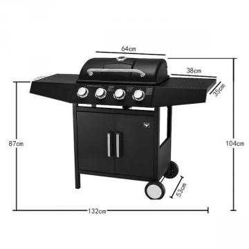 Barbecue gaz 4 bruleurs - solde barbecue gaz - barbecue gaz solde - barbecue encastrable gaz