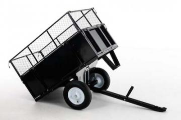 Remorque tracteur tondeuse - remorque de jardin - chariot de jardin