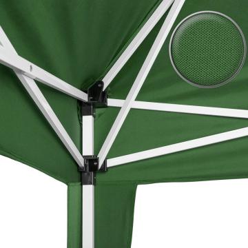 Tonnelle pliante - tonnelle pliable - 3x3m / Vert foncé