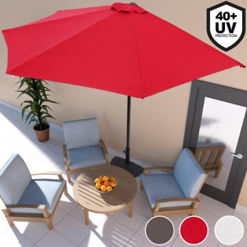 Parasol bois 3m - parasol pas cher - soldes parasol