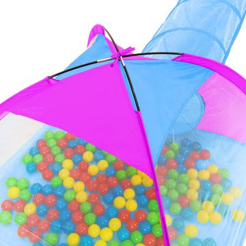 Tente igloo pour enfants avec tunnel Tente de jeu + 200 balles + sac