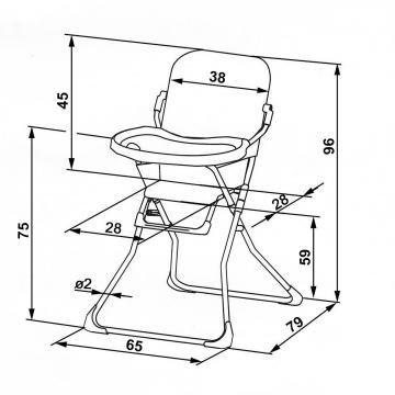 Chaise haute bébé évolutive - rehausseur bebe