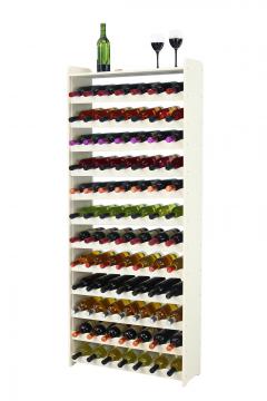 Étagères à vin - 84 Bouteilles - Diff. coloris / Ecru
