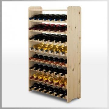 Cave étagère armoire à vin - 56 bouteilles