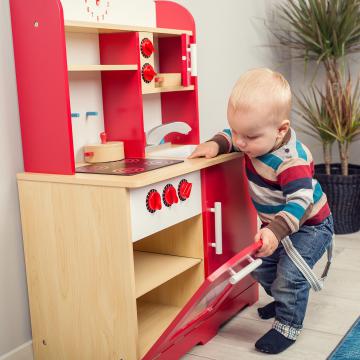 Cuisine en bois pour des enfants - www.abc-prix.com